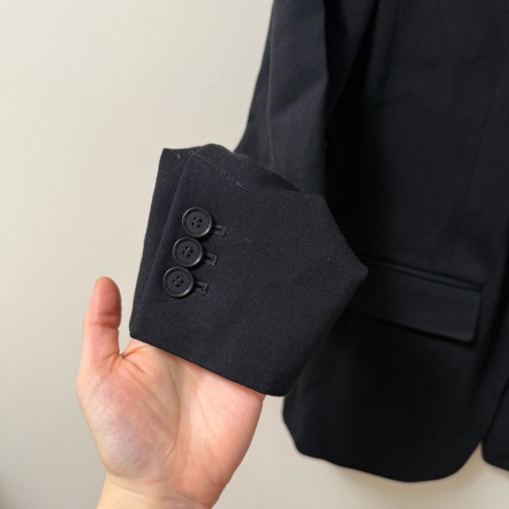LOFT Black Tailored Blazer with Notched Lapels - Picture 7 of 12